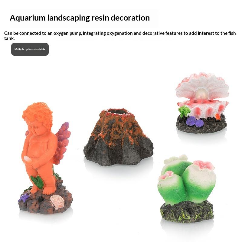 Volcano Shaped Aquarium Bubble - Aquarium Fish For Sale Online review and price