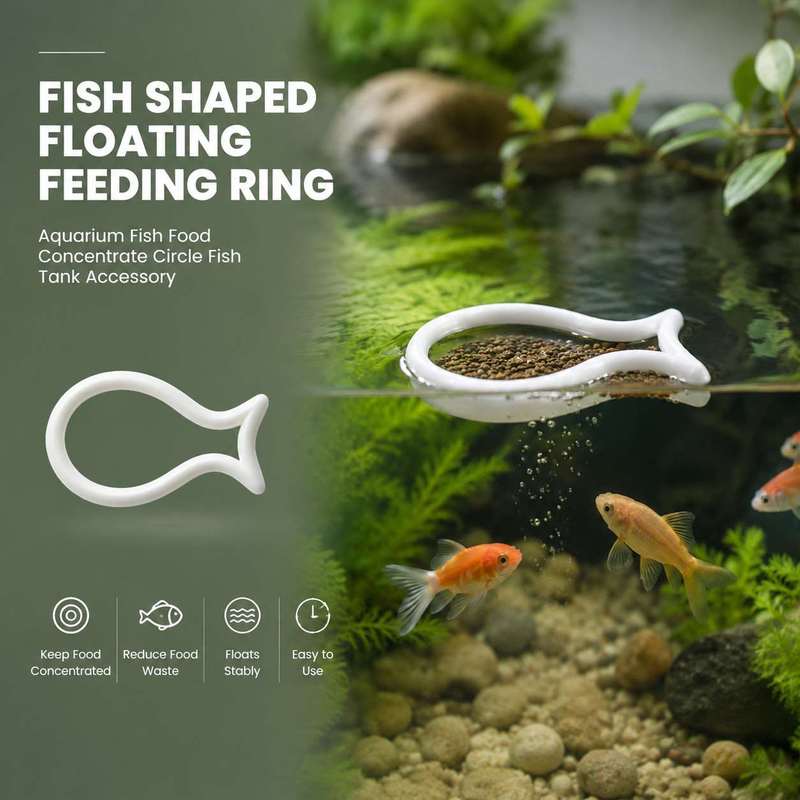 Fish Shaped Floating Feeding R - Aquarium Fish Medicine review and price