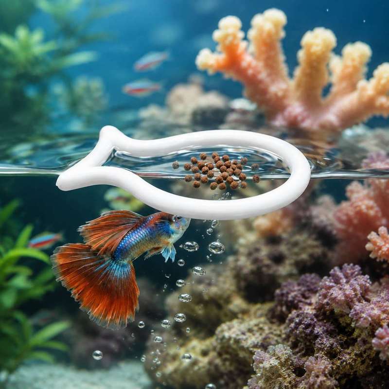 Fish Shaped Floating Feeding R - Aquarium Fish Medicine review and price