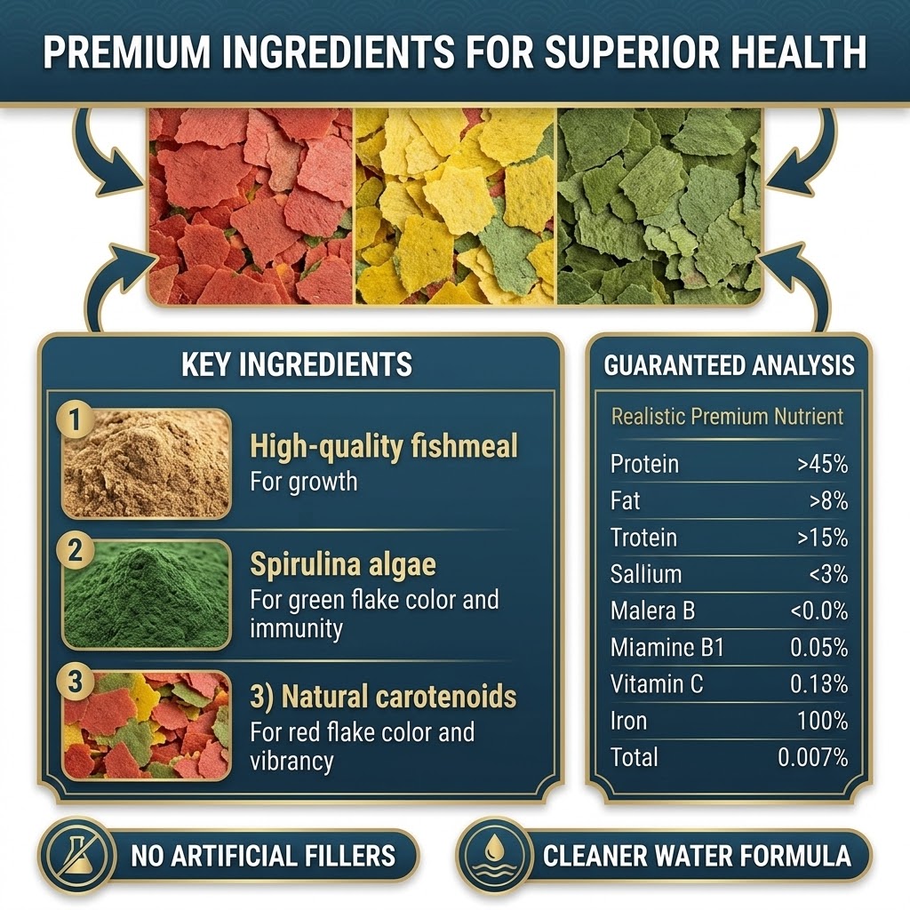 Tri-Color Aquarium Fish Food F - Aquarium Fish Medicine review and price